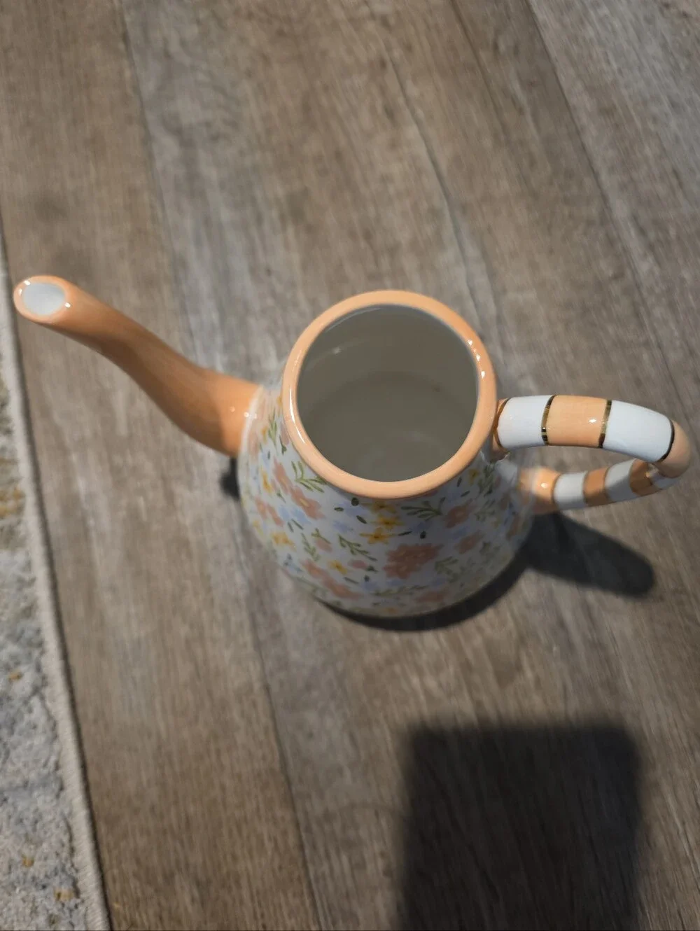 MacKenzie-Childs Posie Patch Ceramic Teapot